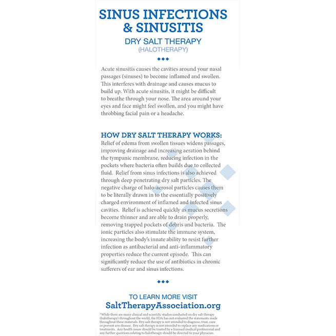Sinus Infections & Sinusitis (100 pack)