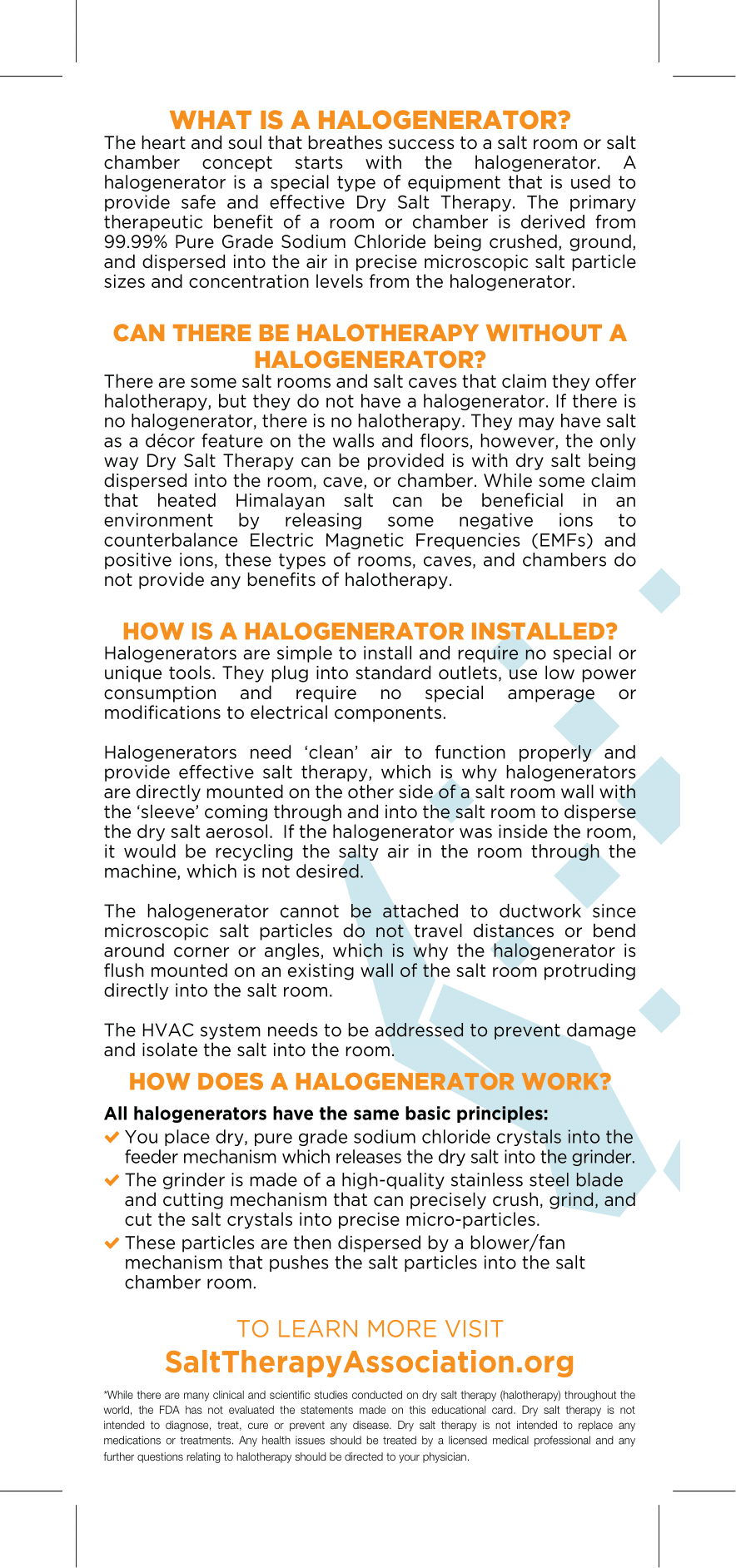 What is a Halogenerator? (100 pack)