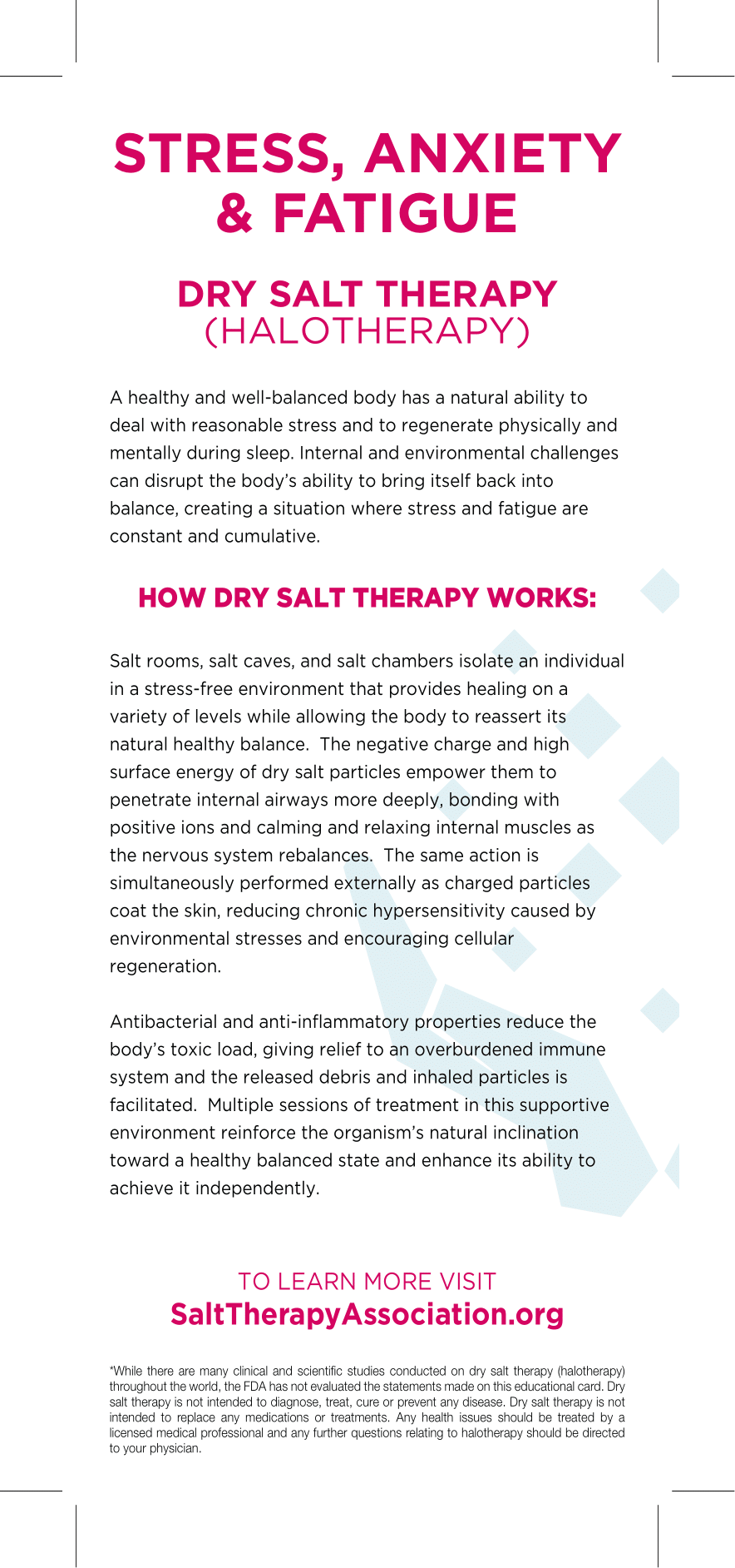 Stress, Anxiety & Fatigue (100 pack)