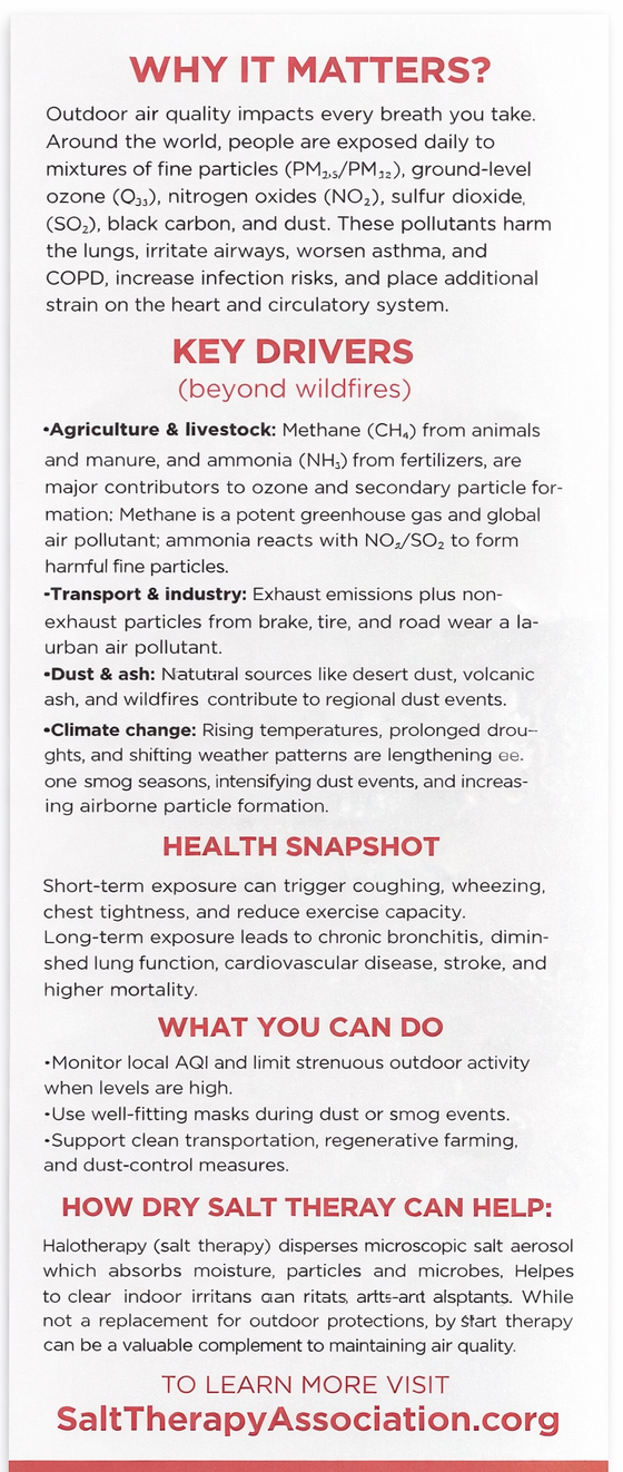 Outdoor air quality and your respiratory health (100 pack)