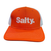 Salty. - Trucker Hat (Orange/White)