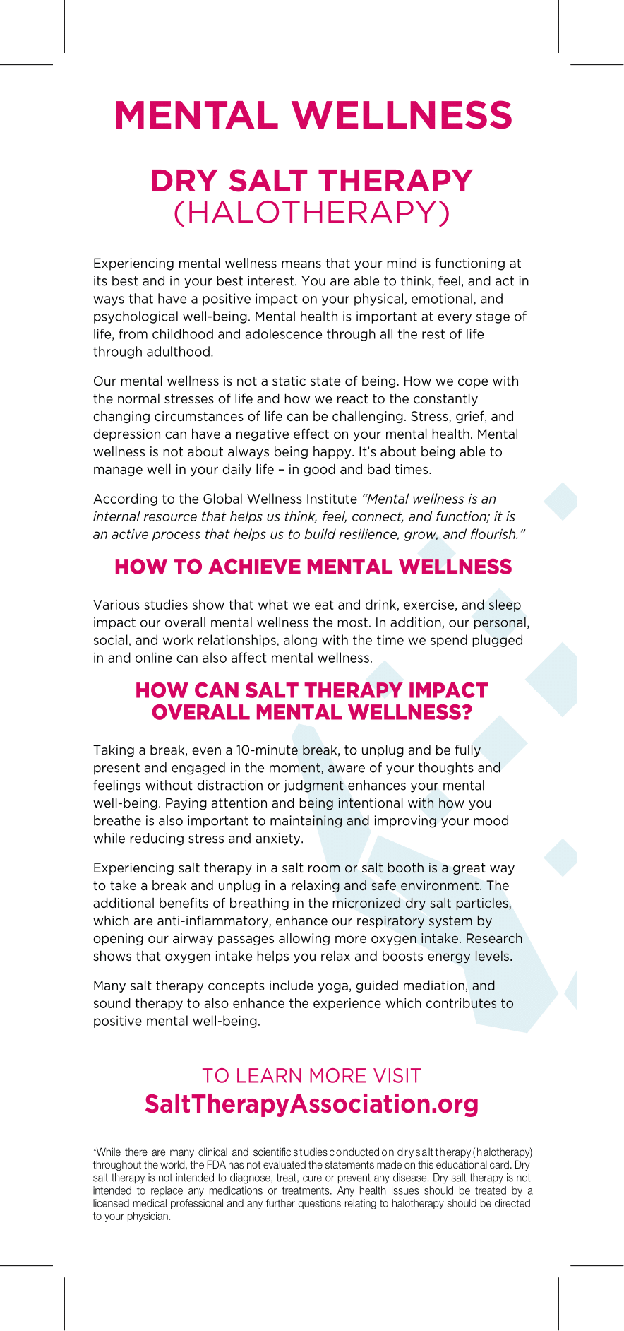 Mental Wellness (100 Pack)